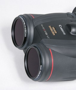 IDAS solar filter on canon binoculars