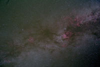 Milky Way and H-alpha regions -- Canon 6DH + IDAS HEUIB-II filter